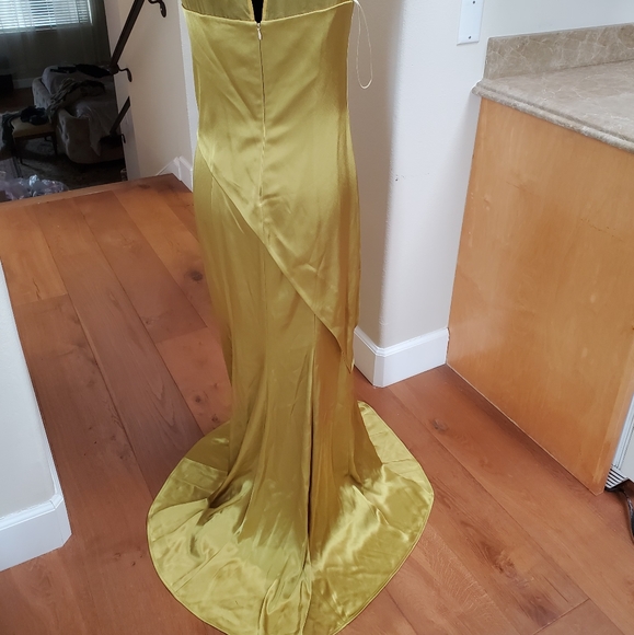 St. John’s Greenish/Gold Dress Brand New! - Picture 4 of 16